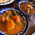 印度料理シタール - ベジタブル、チキン
