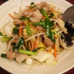 Izakaya Marujuu - 肉野菜炒め。