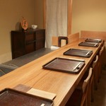 京天神 野口 - カウンター席