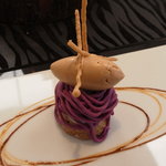 レストランRyu - 紫芋のモンブラン