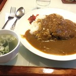 ダイニングカフェ 小伊万里 - 「ハンバーグカレー」