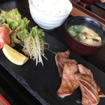 月島鉄板もんじゃもん - ランチ✳︎やわらかタン元定食