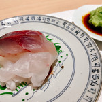 Sushi Benkei Umi - 【酒肴】○鯖様＆アラ様（ハタ）のお造り、辛味大根醤油