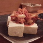 木のみ - 冬限定の豆腐にキムチは400円
