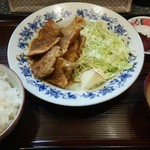 はまなす - しょうが焼き定食は900円です