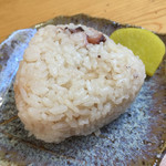 たこ焼き なべ三 - たこ飯おにぎり