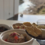 立木音楽堂 - 大自然を前に食べるのは気持ち良いです。