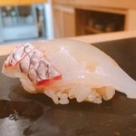 鮨 はしもと - 2016.121.  真鯛