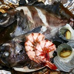 心鮮料理 万代 - 石鯛の宝楽焼