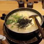 吉祥寺 三うら - ずわい蟹雑炊、絶品