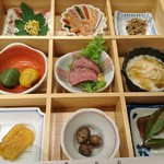 Kawaba Onsen Yutorian - 前菜9点盛り
