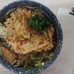 うどんのいなや - そばころ+かき揚げ、ねぎ