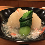 あ利 - 聖護院かぶのカニあん700円