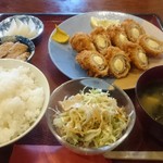 割烹 乃ざわ - ロールカツチーズ定食 900円