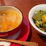 YEBISU　DINING - スープとサラダ