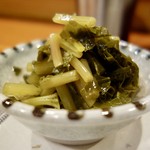 鮨匠 のむら - ［2016/12］酒肴③ わさび菜