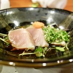 鮨匠 のむら - ［2016/12］酒肴⑧ はがつおの刺身