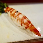 鮨匠 のむら - ［2016/12］寿司⑥ 車海老の握り