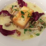 創作イタリアン Gemelli - 燻製チーズのソテーキャベツスープ仕立て