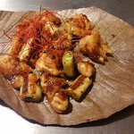 Okonomiyaki Goroppe Shokudou - 鶏と白ネギの焦がし醤油焼き
