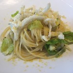 リストランティーノ ルベロ - ★7白魚と芽キャベツのアーリオ・オイリオ　スパゲッティーニ