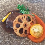 リストランティーノ ルベロ - ★6牛ホホ肉の赤ワイン煮込み　五香粉の香り