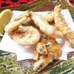 手打ちそば八轟 - 芝海老の唐揚げ