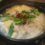 焼肉無印 - モツ鍋(1人前)