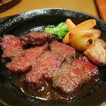 とりあえず吾平 山口宇部店 - さがり牛のステーキハーフ やわらかでしたよ(๑•∀•๑)