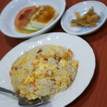 四川食府 - ランチの黒ごま担々麵と半チャーハンセット（８８０円）２０１７年１月