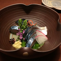 先斗町 四季 よし菜 - さばきずし 950円