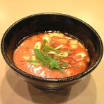 つけ麺 五ノ神製作所 - 海老味噌つけ麺(270g) 850円 のつけ汁