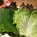 韓美食 オンギージョンギー - サンチュ￥300-