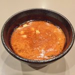 つけ麺 五ノ神製作所 - 海老トマトつけ麺(270g) 850円 のつけ汁