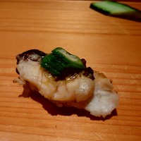 天寿し 京町店 - サザエ×オクラ