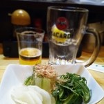 立ち呑み隗 - 意外としっかりした漬物