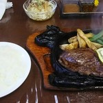 ステーキハウス綱政 - ランチステーキ シングル(1080円)