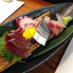 酔 - 刺身３点盛り（＋気持ち）
