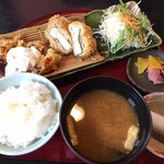 京いぶき - チキン南蛮と豆腐カツ