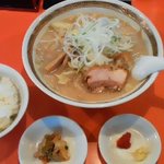 101214富山　蔵王桃花　野菜みそと小ライス