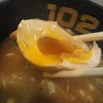 つけめん102 - 味玉