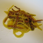 ウシマル - 土筆のカルボナーラ