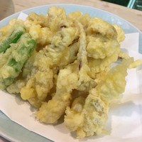 稚加榮 本店 - ゲソのてんぷら。