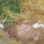 山岡家 - 朝ラーメン（脂多め・味薄め・アップ）