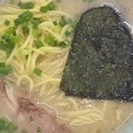 山岡家 - 朝ラーメン（脂なし・味濃いめ・アップ）