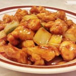 川菜館 - あまりお目に書か刈る事が出来ない鶏肉の甘味噌炒め