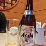 川菜館 - ビールが麒麟からアサヒに変わったのだけが残念