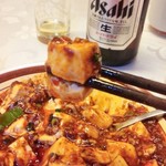 川菜館 - 木綿豆腐がしっかりと水切され箸でもってもくずれな～～い