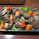 ばぁる・ひらら - 鶏レバーの燻製