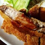曽我 - 日替り定食のトンカツとは違い肉厚、肉質ともにGood♪